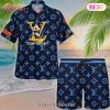 NEW Louis Vuitton Mickey Mouse Full Color Hawaiian Shirt & Beach Shorts NEW Louis Vuitton Mickey Mouse Full Color Hawaiian Shirt & Beach Shorts