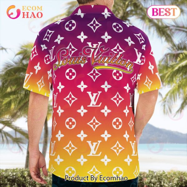 NEW Louis Vuitton Mickey Mouse Hawaiian Shirt & Beach Shorts