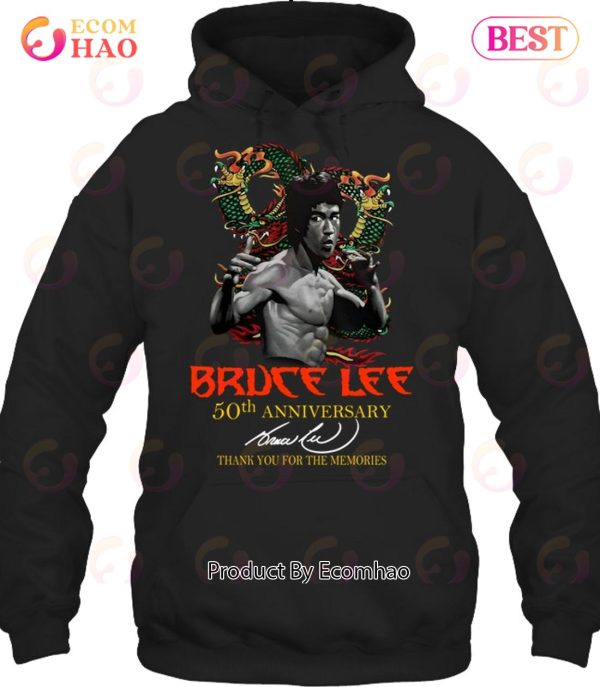 Bruce Lee 50th Anniversary Thank You For The Memories T-Shirt