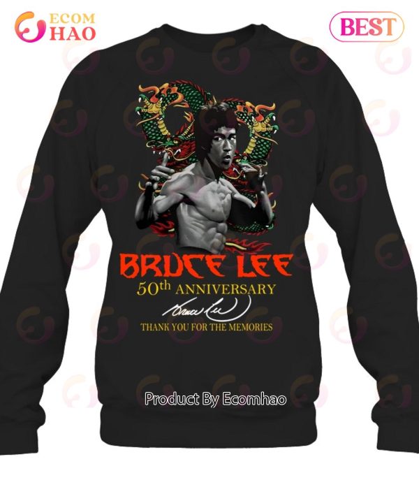 Bruce Lee 50th Anniversary Thank You For The Memories T-Shirt