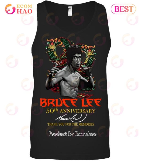 Bruce Lee 50th Anniversary Thank You For The Memories T-Shirt