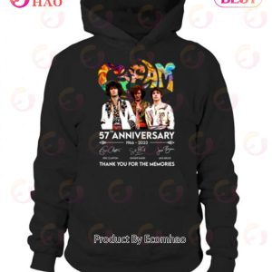 Cream Band 57th Anniversary 1966 – 2023 Thank You For The Memories T-Shirt