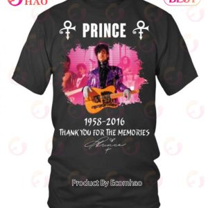 Prince 1958 – 2016 Thank You For The Memories T-Shirt