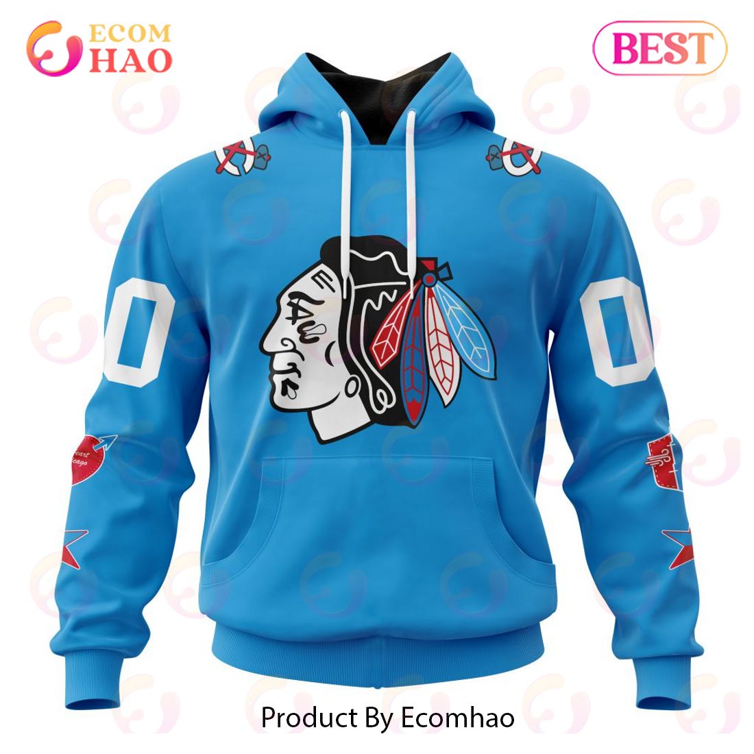 NHL Chicago Blackhawks Special City Inspired 2023 3D Hoodie