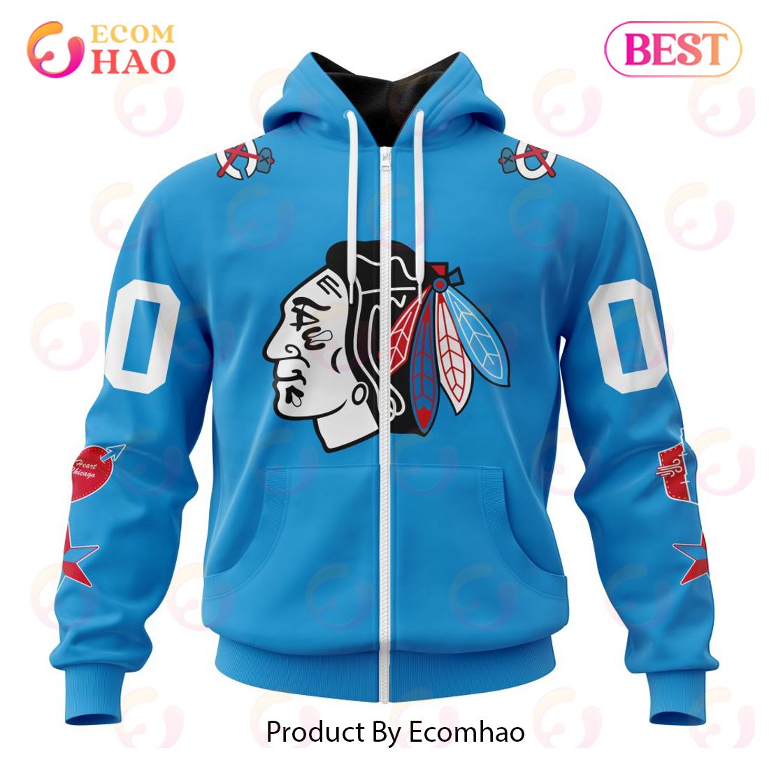 NHL Chicago Blackhawks Special City Inspired 2023 3D Hoodie