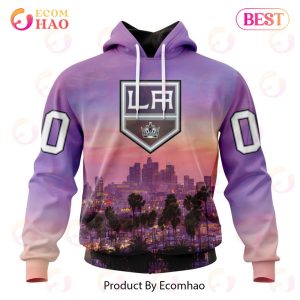 NHL Los Angeles Kings Special Design With City Skyline 3D Hoodie