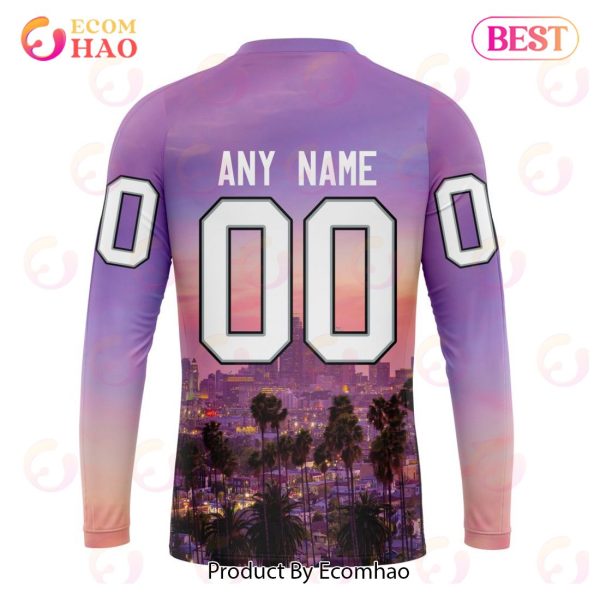 NHL Los Angeles Kings Special Design With City Skyline 3D Hoodie