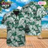 NFL Philadelphia Eagles Special Hawaiian Tropical Leaves Design Button Shirt