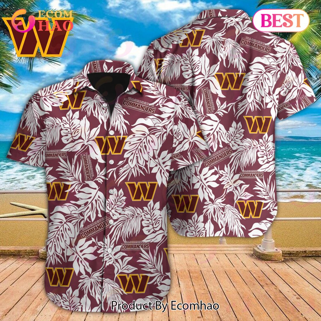 NHL Anaheim Ducks Special Custom Name Hawaiian Design Button Shirt