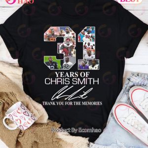 31 Years Of Chris Smith Thank You For The Memories T-Shirt