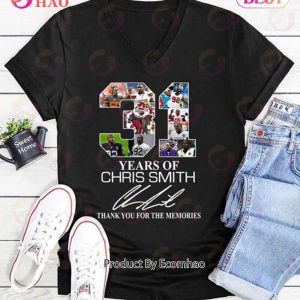 31 Years Of Chris Smith Thank You For The Memories T-Shirt