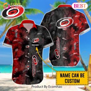 NHL Carolina Hurricanes Special Custom Name Hawaiian Design Button Shirt