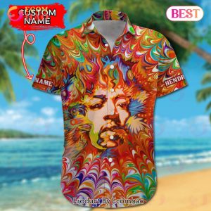 Jimi Hendrix Custom Name Hawaiian Shirt New Trending
