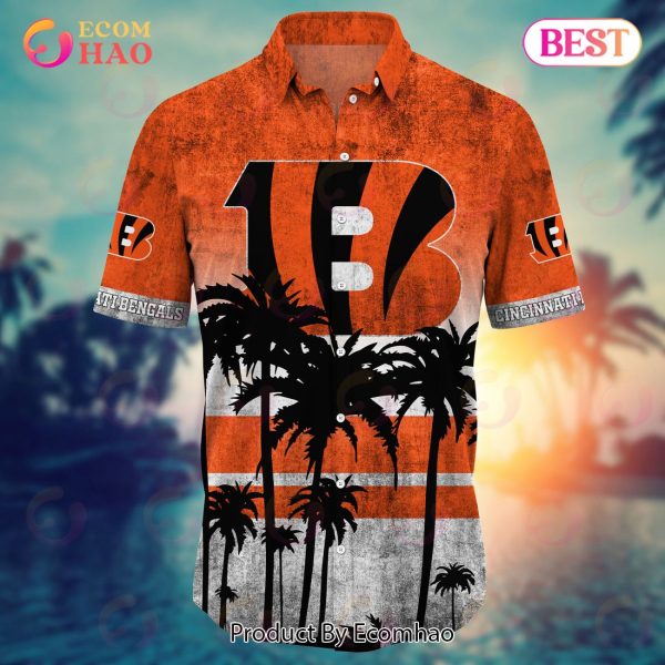 NFL Cincinnati Bengals Hawaii Shirt & Short Style Hot Trending Summer