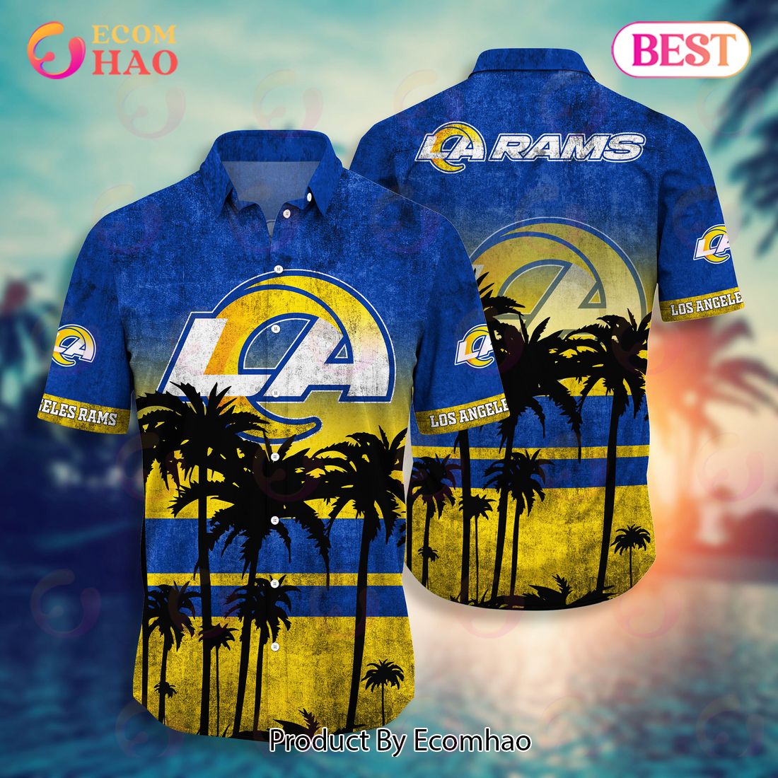 NFL Los Angeles Rams Hawaii Shirt & Short Style Hot Trending Summer