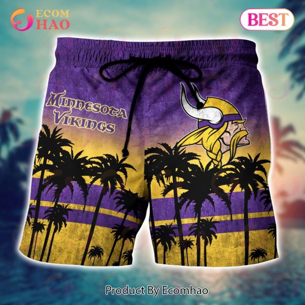 NFL Minnesota Vikings Hawaii Shirt & Short Style Hot Trending Summer