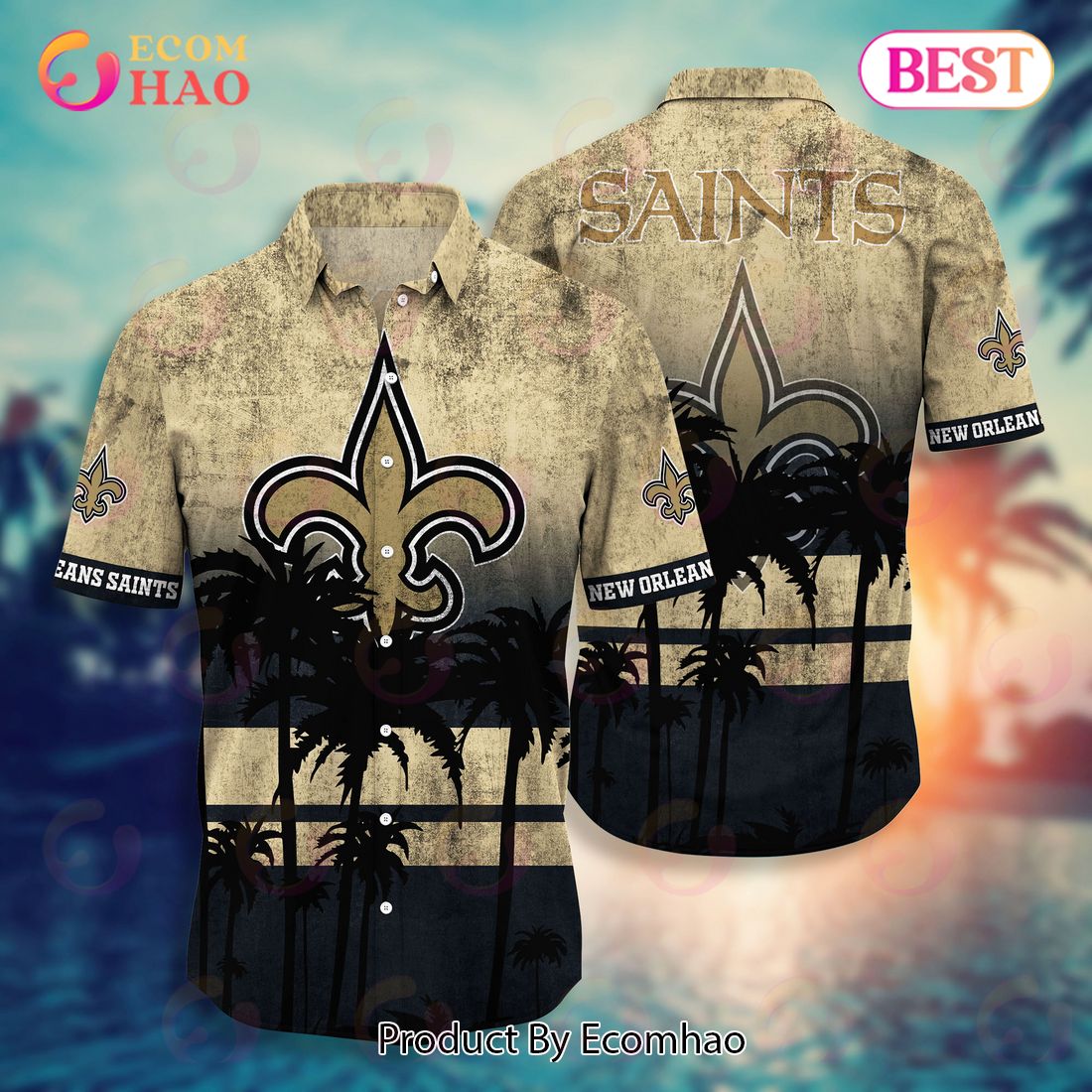 NFL New Orleans Saints Hawaii Shirt & Short Style Hot Trending Summer