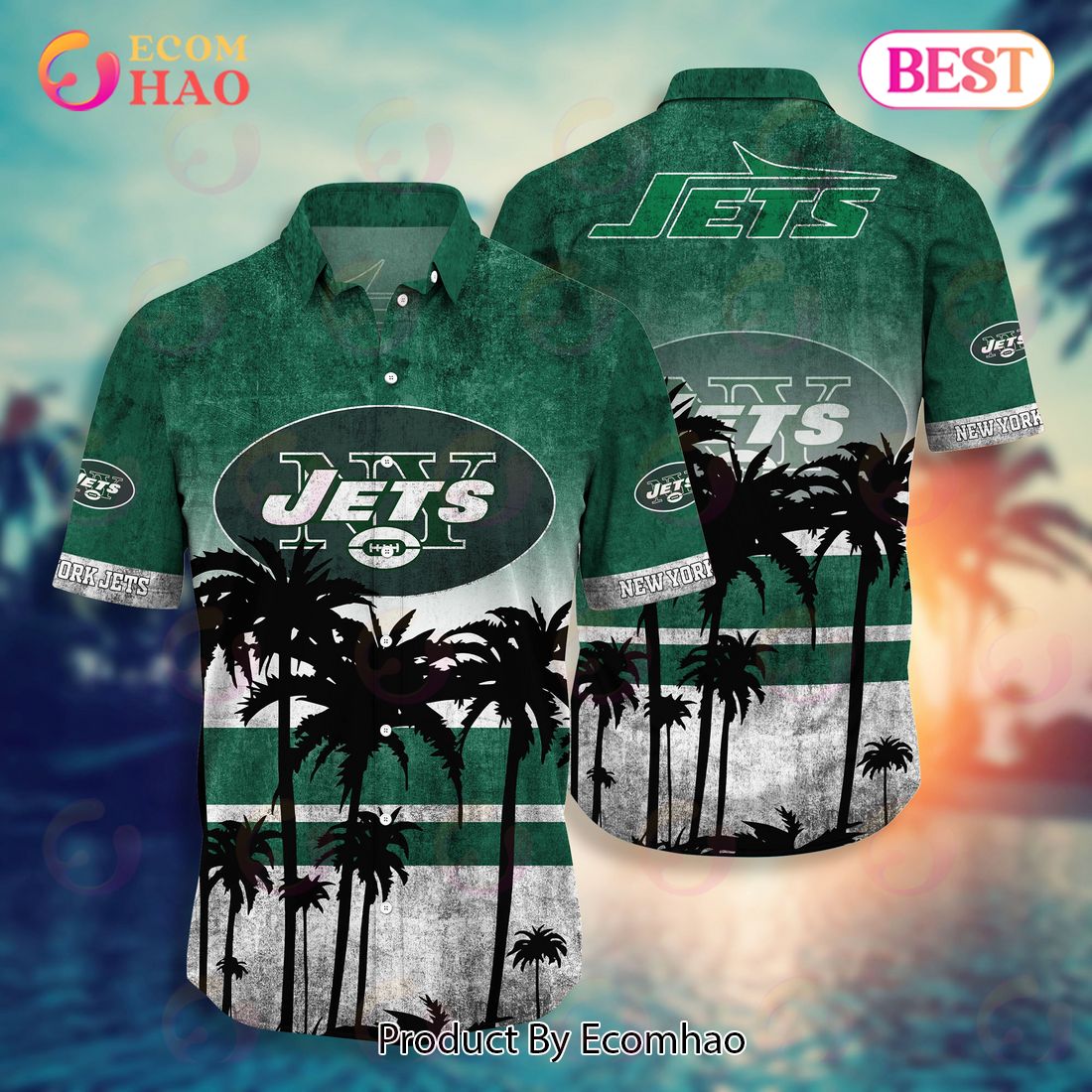 NFL New York Jets Hawaii Shirt & Short Style Hot Trending Summer