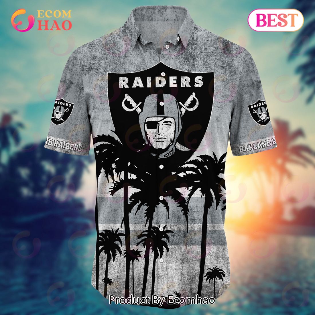 Oakland Raiders NFL-Hawaii Shirt Short Style Hot Trending Summer