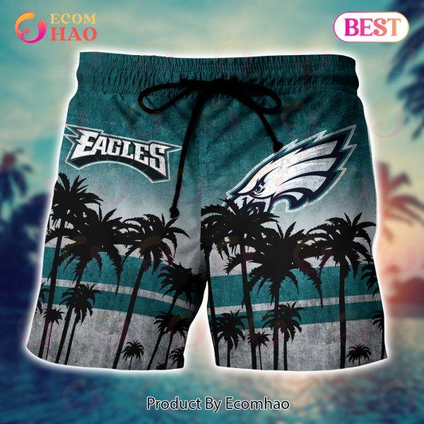 Philadelphia Eagles 1933 Tropical Coconut Tree Hawaiian Shirt