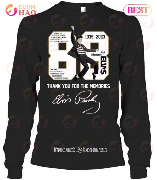 1935 – 2023 Elvis Presley Thank You For The Memories T-Shirt