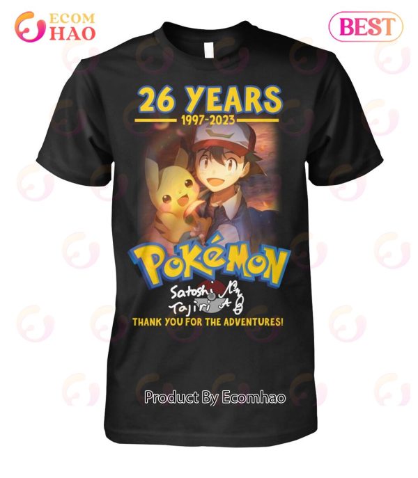 26 Years 1997 - 2023 Pokemon Tajiri Satoshi Thank You For The ...