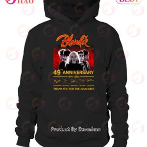 Blondie 49th Anniversary 1974 – 2023 Thank You For The Memories T-Shirt