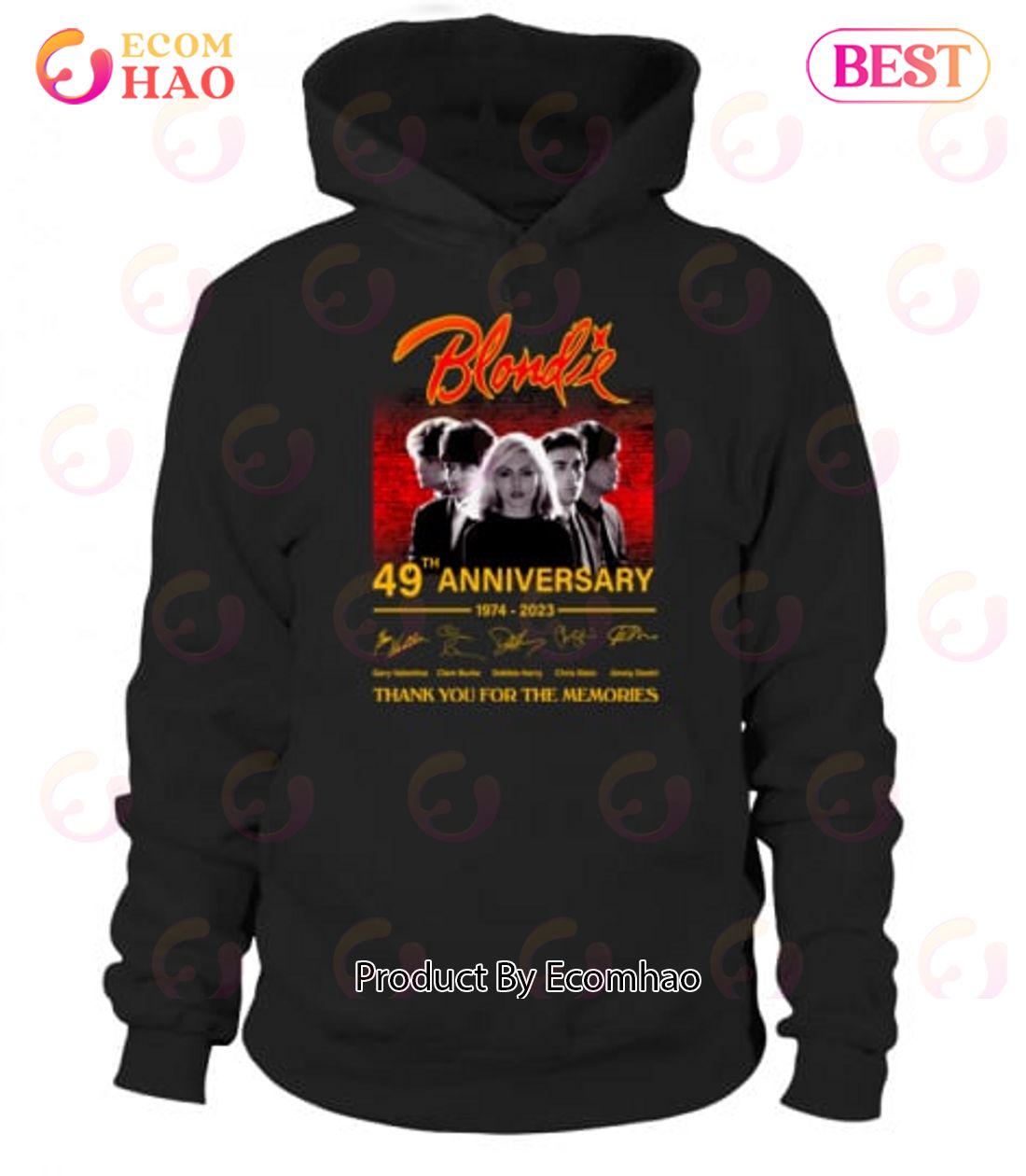 Blondie 49th Anniversary 1974 – 2023 Thank You For The Memories T-Shirt