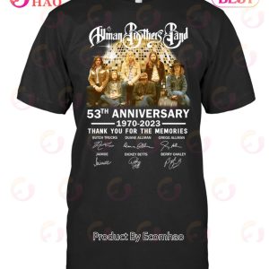 Human Brothers Band 53th Anniversary 1970 – 2023 Thank You For The Memories T-Shirt