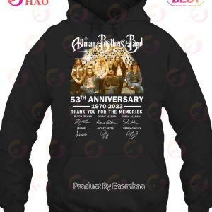 Human Brothers Band 53th Anniversary 1970 – 2023 Thank You For The Memories T-Shirt