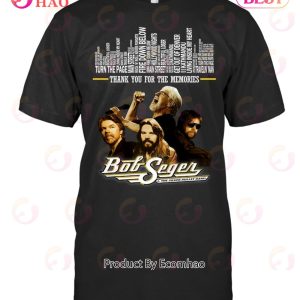 Thank You For The Memories Bob Seger & The Silver Bullet Band T-Shirt
