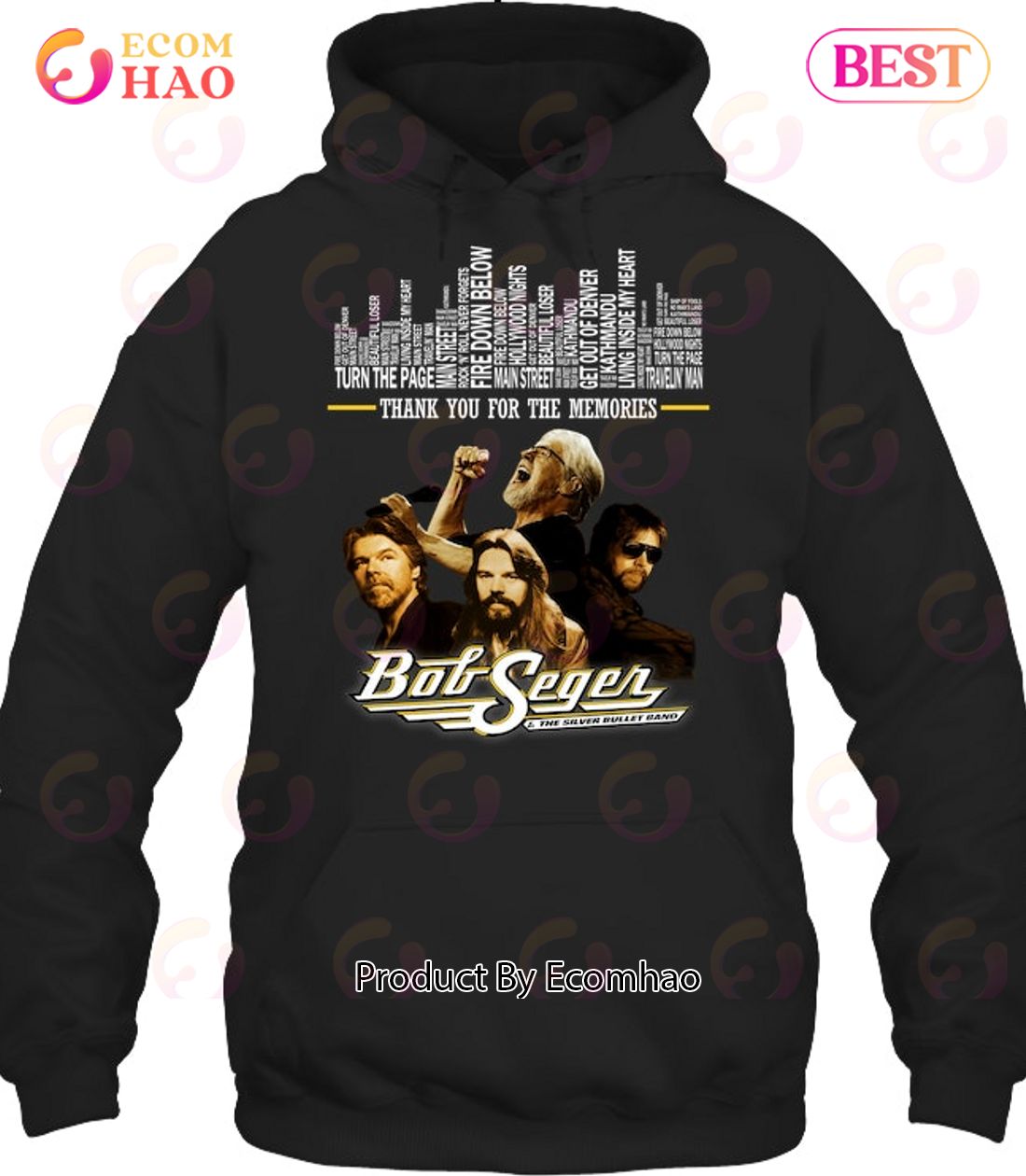 Thank You For The Memories Bob Seger & The Silver Bullet Band T-Shirt