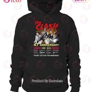 The Clash 47th Anniversary 1976 – 2023 Thank You For The Memories T-Shirt