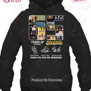 65 Years Of 1958 – 2023 Bee Gees Thank You For The Memories T-Shirt
