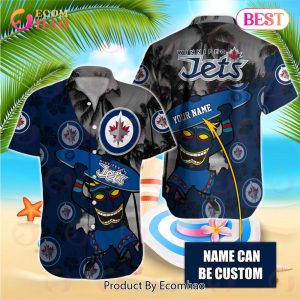 NHL Winnipeg Jets Special Native Hawaiians Design Button Shirt