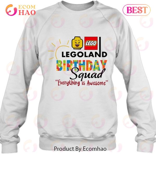 Legoland Birthday Squad Everything Is Awesome Lego T-Shirt