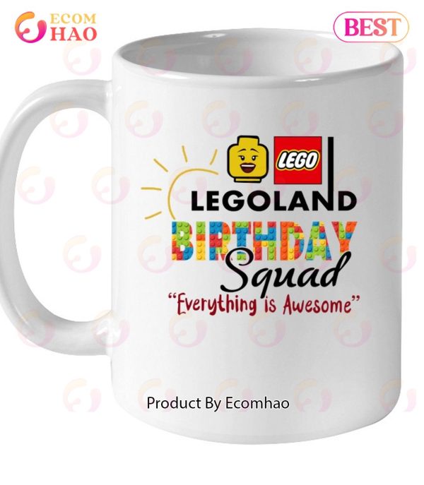 Legoland Birthday Squad Everything Is Awesome Lego T-Shirt