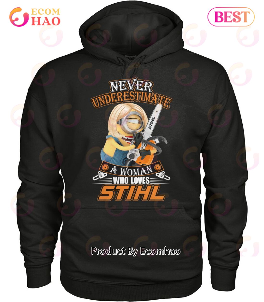 Never Underestimate A Woman Who Loves STIHL T-Shirt