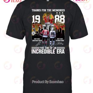 Thank For The Memories 1988 The End Of An Incredible Era T-Shirt