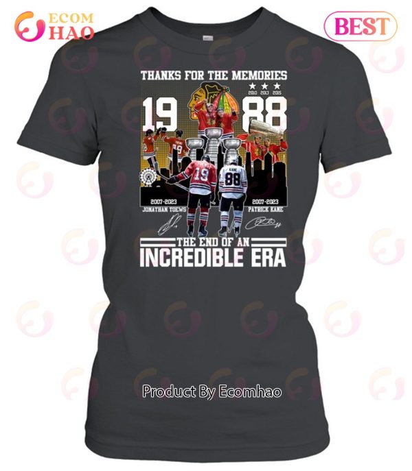 Thank For The Memories 1988 The End Of An Incredible Era T-Shirt