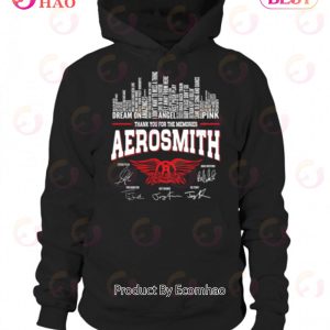 Thank You For The Memories Aerosmith Signature T-Shirt