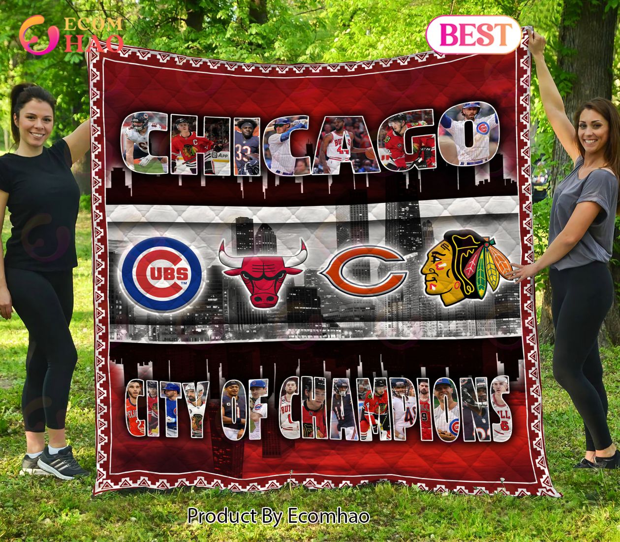 Bostons City Of Champions Quilt And Blanket