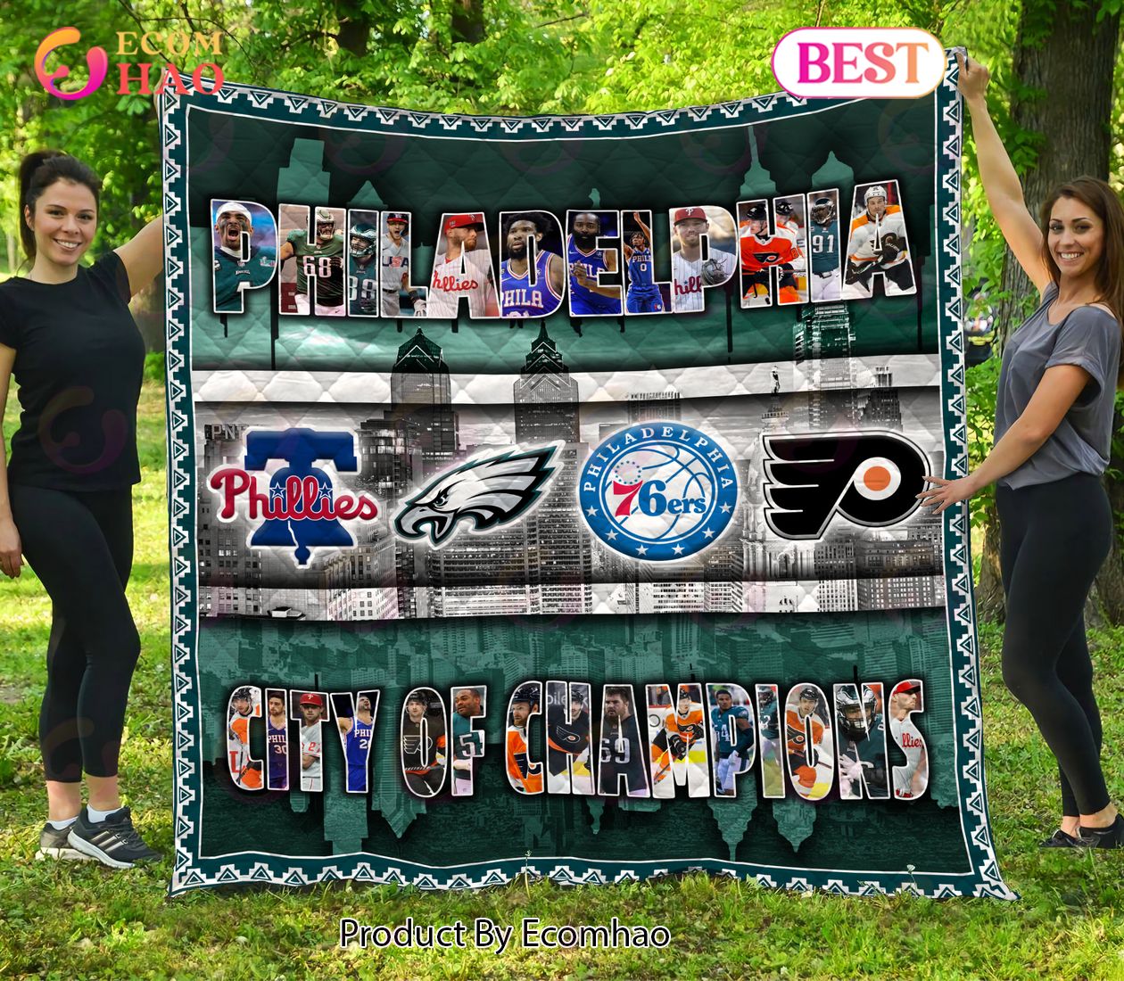 Los Angeles City Of Champions Quilt And Blanket