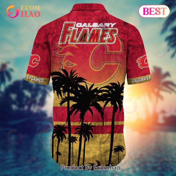Calgary Flames NHL Hawaii Shirt & Short Style Hot Trending Summer