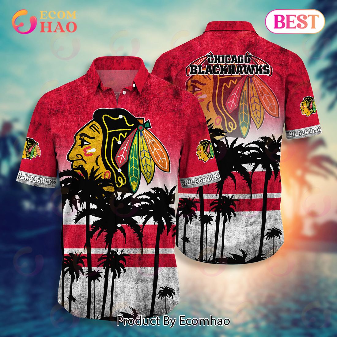 NHL Chicago Blackhawks Halloween Jersey Mickey with Friends 3D Hoodie -  Ecomhao Store