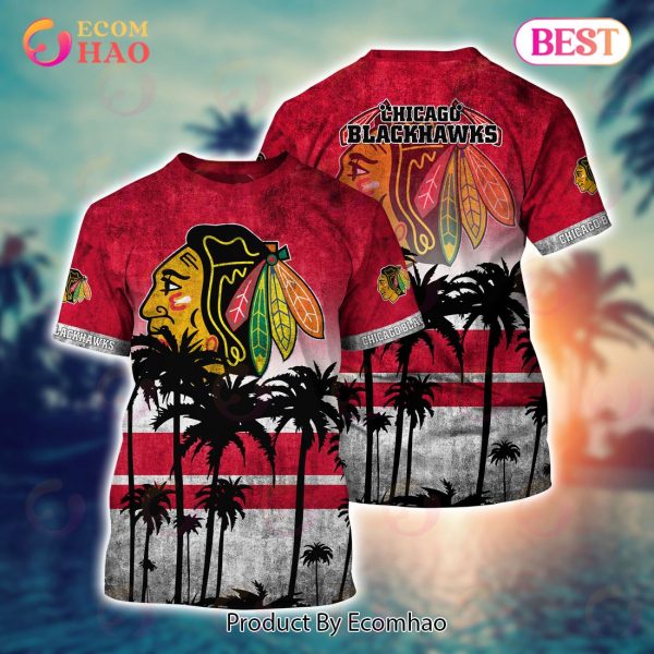 Chicago Blackhawks NHL Trending Hawaiian Shirt And Shorts For Fans