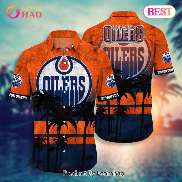 Edmonton Oilers NHL Hawaii Shirt & Short Style Hot Trending Summer