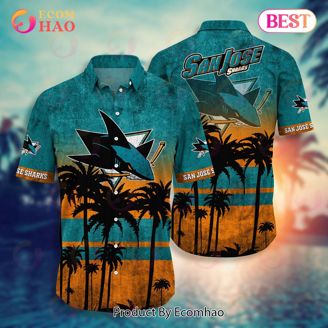 San Jose Sharks And Zombie For Fans 3D All Over Print Polo Shirt