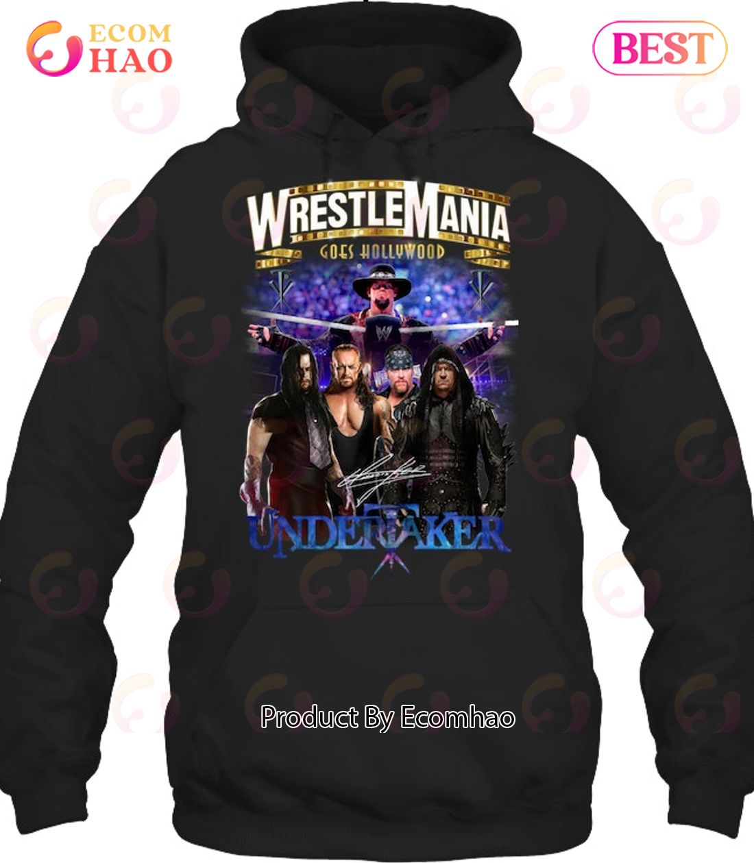 Wrestlemania Goes Hollywood Undertaker T-Shirt