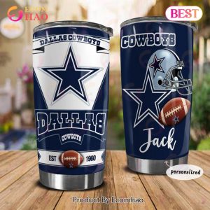 Personalized Name Dallas Cowboys Tumbler Speacial Gift For Cowboys Fan